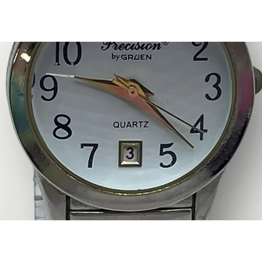 Gruen Precision Ladies Analog Quartz Watch New Battery - Picture 3 of 6